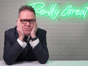 Stratford social media personality Brittlestar, also known as Stewart Reynolds, is bringing a mix of comedy and current events to Snapchat with his weekly Really Great show. (Photo courtesy of Brittlestar)