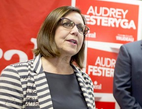 Audrey Festeryga, shown during her 2019 campaign as the federal Liberal candidate in Essex, will run for the provincial Liberals in Chatham-Kent–Leamington.  (Dax Melmer/Windsor Star)