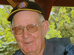 Don Campbell, shown at the opening of Breezy's Splashpad in 2019, is being remembered by the Dutton & District Lions Club. (Handout/Postmedia Network)