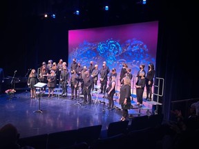 Stony Plain's Vocal Collective wrapped up their choir season with a performance called "Happy Together" at Horizon Stage on Friday, May, 13. File photo.