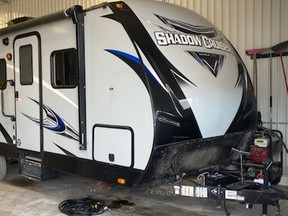 Stolen camper trailer recovered. SUBMITTED