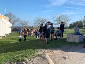 On Saturday, May 14, hundreds of families waited outside of the Kincardine Medical Clinic in hopes of securing a family doctor. Although Dr. Angela Cavanagh wasn't taking in potential patients until 8:30 a.m., a large lineup began to form at 5a.m., signifying the high need for family physicians in the area. Hannah MacLeod/Kincardine News