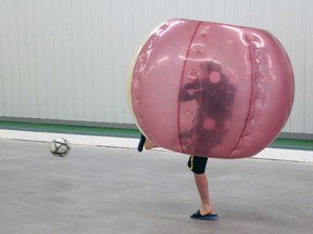 Bubble soccer will be one of the events featured at the East Ferris Tradeshow Saturday.
Nugget File Photo
