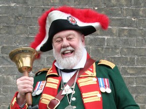 A $2,000 donation from the city will help Brantford's town crier David McKee purchase a new uniform. FILE PHOTO