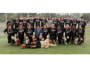 SDSS earned silver at the WOSSAA senior boys' triple-A soccer championships. (Submitted photo)