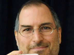 In 2001, Apple Computer CEO Steve Jobs holds up the latest Apple release, the iPod. Walkmans, boom boxes, GPS, iPods, and microwaves were all new in Nadine Robinson’s lifetime. Reuters