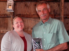 Wetaskiwin Regional Public Schools Division Trustee Kathryn Weremy presents Dave Pockrant with one of the Community Recognition Awards.
Christina Max