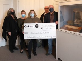 Back Row (from left): Mary Rose Walden, C.A.O. for the Township of Huron-Kinloss; Amy Irwin, Business & Economic Officer for the Township of Huron-Kinloss; Don Murray, Deputy Mayor for the Township of Huron-Kinloss. Front Row (from left): Lisa Thompson, M.P.P. Huron-Bruce; Mitch Twolan, Mayor for the Township of Huron-Kinloss. SUBMITTED