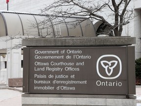 A file photo of the Ottawa courthouse.