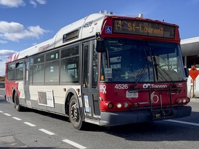 FILE PHOTO: An OC Transpo bus near Tunney's Pasture.