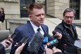 Fort McMurray-Lac La Biche MLA Brian Jean speaks with media at McDougall Centre in Calgary before a UCP caucus meeting on Thursday, May 19, 2022. The UCP were meeting following Premier Jason Kenney’s announcement Wednesday night that he will be resigning as leader.
Gavin Young/Postmedia