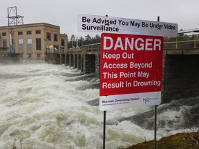 The waves remain turbulent at the Norman Dam, to say the least.