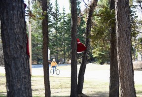 Red robes have become a symbol of MMIWG2S. Omar Cherif / The Journal