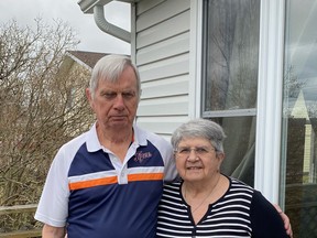 Donna and Bernard Bos are the April winners of SAHF 50/50 draw. Photo submitted