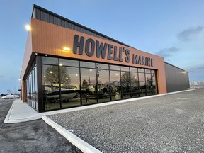 Howell’s Marine has opened a new, larger facility at 875 Richmond Street in Chatham where customers from Windsor to Toronto come for their boating needs. Supplied