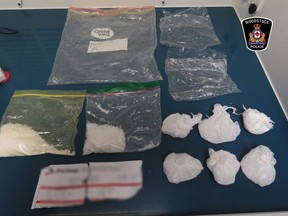 Woodstock police seized more than $65,000 in suspected drugs and arrested two suspects as the result of a recent investigation. (Submitted photo)