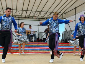 The Metis Child Jiggers perform at Metis Fest, hosted by McMurray Metis, in Fort McMurray on Friday, May 27, 2022. Vincent McDermott/Fort McMurray Today/Postmedia Network