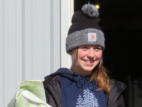 Jessie Horan, 13, of Mitchell, was recently presented with the Lions Youth Volunteer of the Year award for 2022 for her work at the animal sanctuary at the Lions Park. SUBMITTED