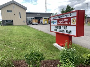 The new Scotland fire station is the first of three new fire halls to be officially opened in the next few weeks in Brant County.