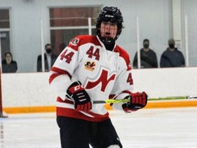 With the team's 11th-overall pick in the 2022 Ontario Hockey League under-18 draft Owen Sound Attack GM Dale DeGray selected left-shot defenceman Tristan Caldwell from the Nepean Raiders. Photo submitted
