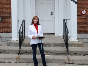 Long-time Prince Edward County councillor Dianne O'Brien is pictured after filing her nomination papers to run for mayor in the October municipal election. It will mark the second time O'Brien has run for the office a=fter coming up short in 2018.