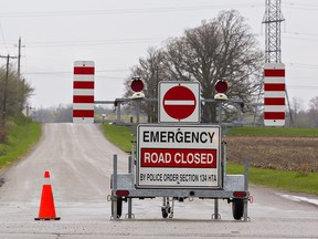 Campbell Road between Highway 54 and Old Onondaga Road East in Brant County remains closed on Wednesday May 4, 2022 as Brant OPP continue an investigation into a sudden death that occurred on Tuesday afternoon.