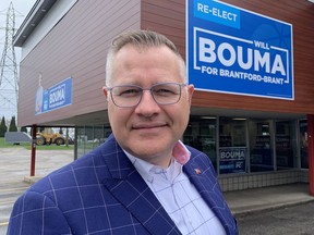 Will Bouma is seeking a second term as the MPP for Brantford-Brant in the June 2 provincial election. Vincent Ball