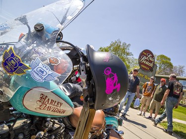 Harley-Davidson motorcycles and the Erie Beach Hotel on Walker Street are long-time staples of the traditional Friday the 13th Gathering in the Lake Erie town of Port Dover, Ontario.  Brian Thompson/Brantford Expositor/Postmedia Network