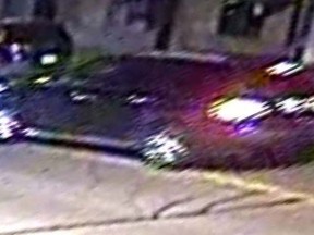 Brantford police on Monday released an image of a vehicle sought in a hit and run on Sunday that injured a 21-year-old female pedestrian.