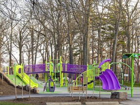 New playground equipment at Mohawk Park will officially be opened on June 4 with a ribbon-cutting ceremony.