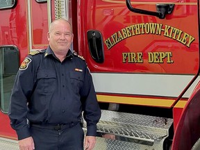 Deputy Fire Chief Andy Guilboard will receive a promotion at the end of the month as Elizabethtown-Kitley named him the new fire chief starting June 1. (SUBMITTED PHOTO)