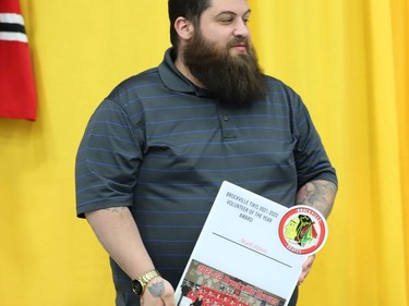 Mark Peters is the Brockville Tikis' Volunteer of the Year for 2021-2022.
Tim Ruhnke/The Recorder and Times