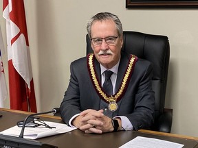 Front of Yonge Mayor Roger Haley is the current United Counties warden. (SUBMITTED PHOTO)