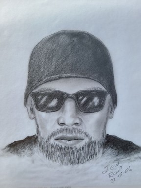 Sketch of suspect. RCMP