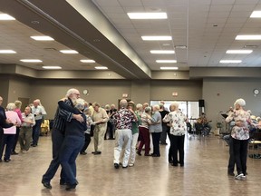 Participants at Thursday Tunes, which meets at the Central Huron Community Centre Thursdays from 1-3:30 p.m. Handout