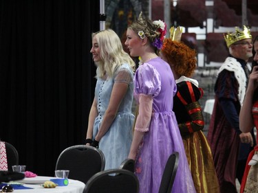Princesses ready to greet the children. Photo on Sunday, May 1, 2022, in Cornwall, Ont. Todd Hambleton/Cornwall Standard-Freeholder/Postmedia Network