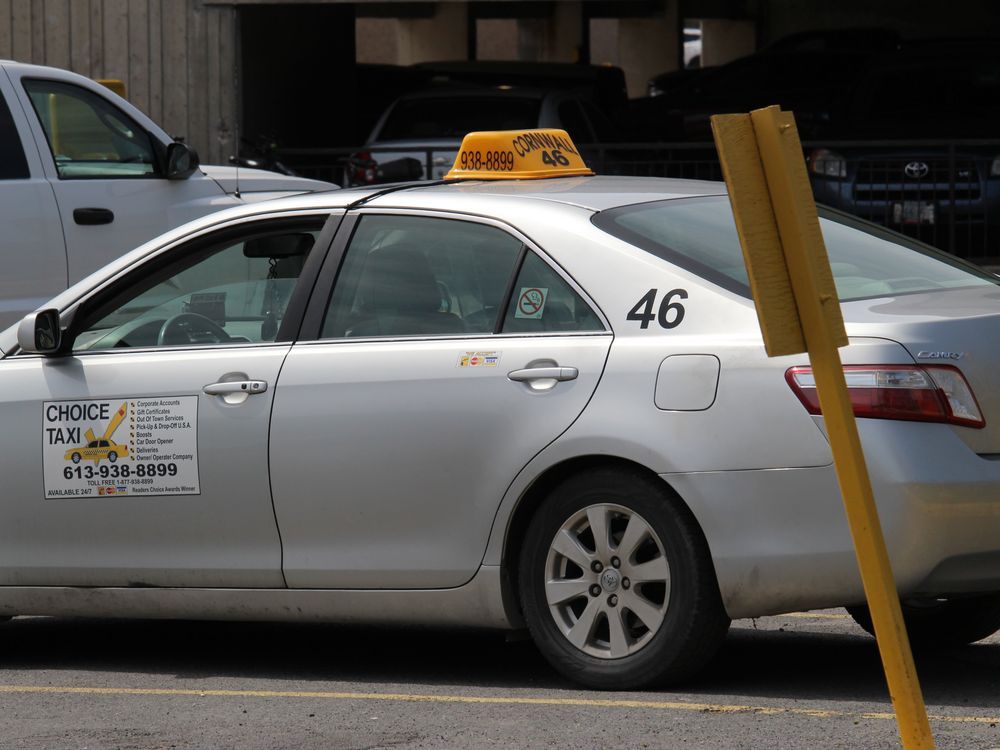 Cornwall taxi start fees, rate per kilometre going up starting May 19