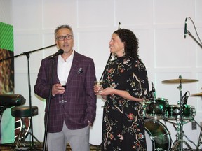 Owners George and Julie Boszormeny at the anniversary gala. Photo on Wednesday, May 11, 2022, in Cornwall, Ont. Todd Hambleton/Cornwall Standard-Freeholder/Postmedia Network