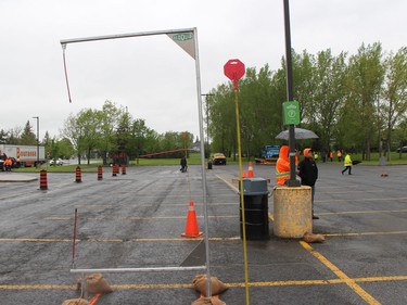 One of the stations at the snow plow roadeo. Photo on Tuesday, May 17, 2022, in Cornwall, Ont. Todd Hambleton/Cornwall Standard-Freeholder/Postmedia Network