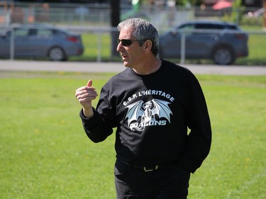 L'Heritage coach Ron Turgeon. Photo on Wednesday, May 18, 2022, in Cornwall, Ont. Todd Hambleton/Cornwall Standard-Freeholder/Postmedia Network