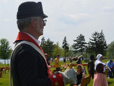 Re-enactors from various eras could be seen in and around Lamoureux Park on Saturday May 21, 2022 in Cornwall, Ont. Shawna O'Neill/Cornwall Standard-Freeholder/Postmedia Network