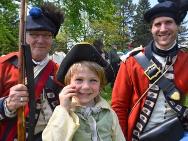 Pictured is a grandfather, grandson, and father who all share the same name: Abraham Blenk, on Saturday May 21, 2022 in Cornwall, Ont. Shawna O'Neill/Cornwall Standard-Freeholder/Postmedia Network