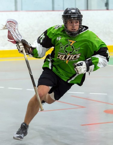 Cornwall Celtics Keiran O'Connel during play against the Nepean Knights on Friday May 20, 2022 in Cornwall, Ont. The Celtics won 5-4. Robert Lefebvre/Special to the Cornwall Standard-Freeholder/Postmedia Network