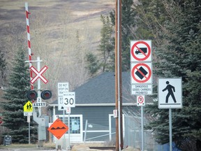 Railway crossing closures are planned for downtown Cochrane from May 3-10. Patrick Gibson/Cochrane Times