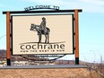 Town of Cochrane sign.