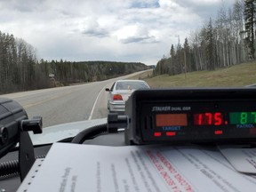 Alberta RCMP had a busy Victoria Day weekend with over 160 impaired drivers and plenty of drivers with lead feet. Alberta RCMP photo