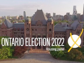 Ontario Election Panel with city hall reporter Jon Willing, Ottawa city councillor Rawlson King, housing reporter Taylor Blewett and London Free Press city hall reporter Megan Stacey.