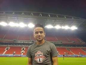 BGC South East youth Mahmoud attended a Toronto FC soccer game as part of the club's efforts to expand opportunities.
