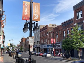 The Downtown Kingston Business Improvement Area unveiled on Wednesday its "rebranding," which included new banners hung up along Princess Street.