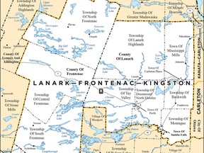 The riding of Lanark–Frontenac–Kingston.
